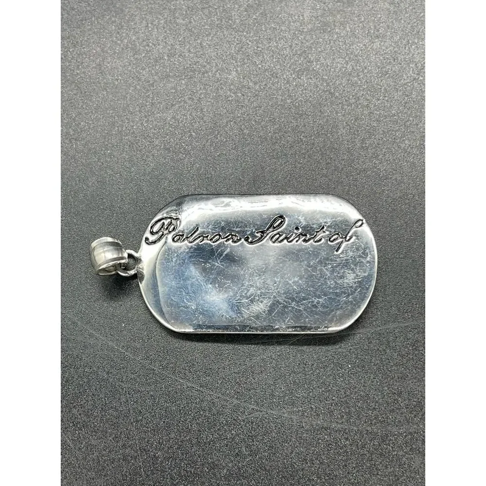 Scorpio Men’s Pendant Stainless Steel Scorpion Engraved Back 